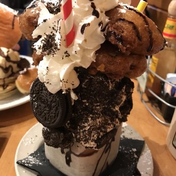 Brownstone Pancake Factory - Fried Oreo Milkshake - Breakfast & Brunch Near Me - Edgewater, New Jersey Brownstone Pancake Factory - Fried Oreo Milkshake - Breakfast & Brunch Near Me - Edgewater, New Jersey