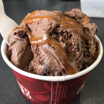 Cold Stone Creamery - Chocolate Truffle w/Carmel & brownie mixed in! - Ice Cream & Frozen Yogurt Near Me - Pacifica, California Cold Stone Creamery - Chocolate Truffle w/Carmel & brownie mixed in! - Ice Cream & Frozen Yogurt Near Me - Pacifica, California