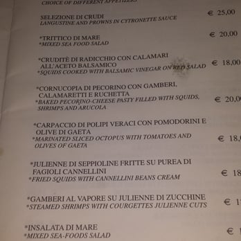 Antico Vico - Menu - Italian Near Me - Gaeta, LT