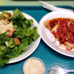 Pizza Ala Slice - #2 pepperoni pizza combo meal with Caesar salad and a drink