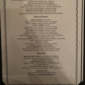 Piazzolla Tango - Menu - Performing Arts Near Me - Buenos Aires, C