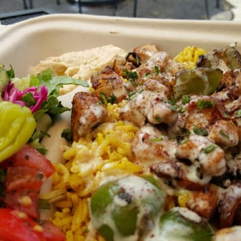 Mediterranean Grill - Chicken Shawrma Plate - Food Trucks Near Me - Haiku, Hawaii