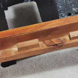 Left side frame wood lifting
