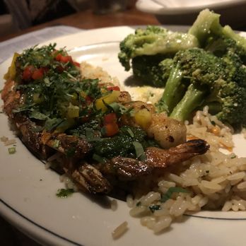 J. Alexander's - Cilantro Shrimp and rice pilaf - New American Near Me - Jacksonville, Florida