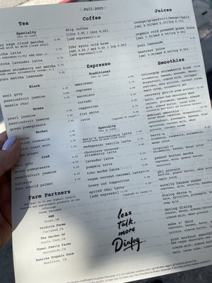Menu photo 2 Dialog Cafe West Hollywood, CA Menu photo 2 Dialog Cafe West Hollywood, CA