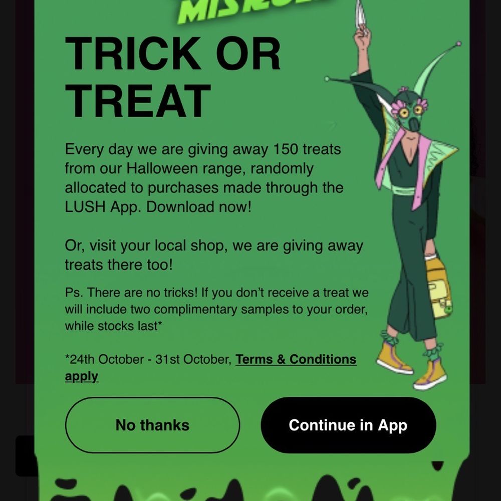 Trick or treat!