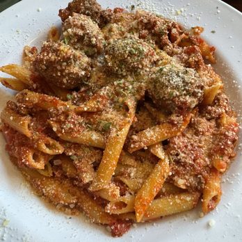Cupini's - BYOP Mostaccioli with meatballs and bolognese - Italian Near Me - Kansas City, Missouri