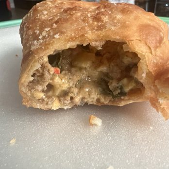 Empamamas - Cheeseburger empanada, inside - Empanadas Near Me - Tampa, Florida