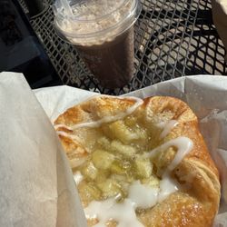 Jittery Joe's - Apple danish and chocolate milk