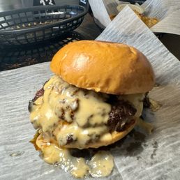 Chili crisp double burger Chili crisp double burger