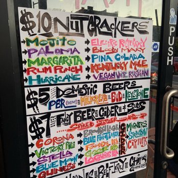 Boobie Trap - menu - Dive Bars Near Me - Brooklyn, New York