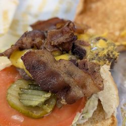 Mighty Fine Burgers University Oaks - Quarter pound Texas original with bacon and cheese
