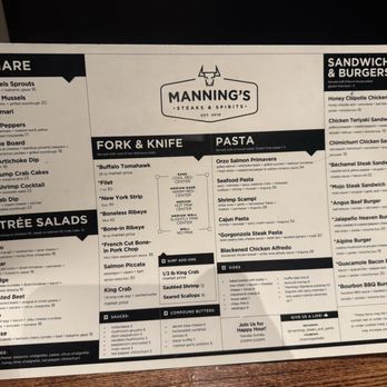 Manning’s Steaks And Spirits - Steakhouses Near Me - Littleton, Colorado