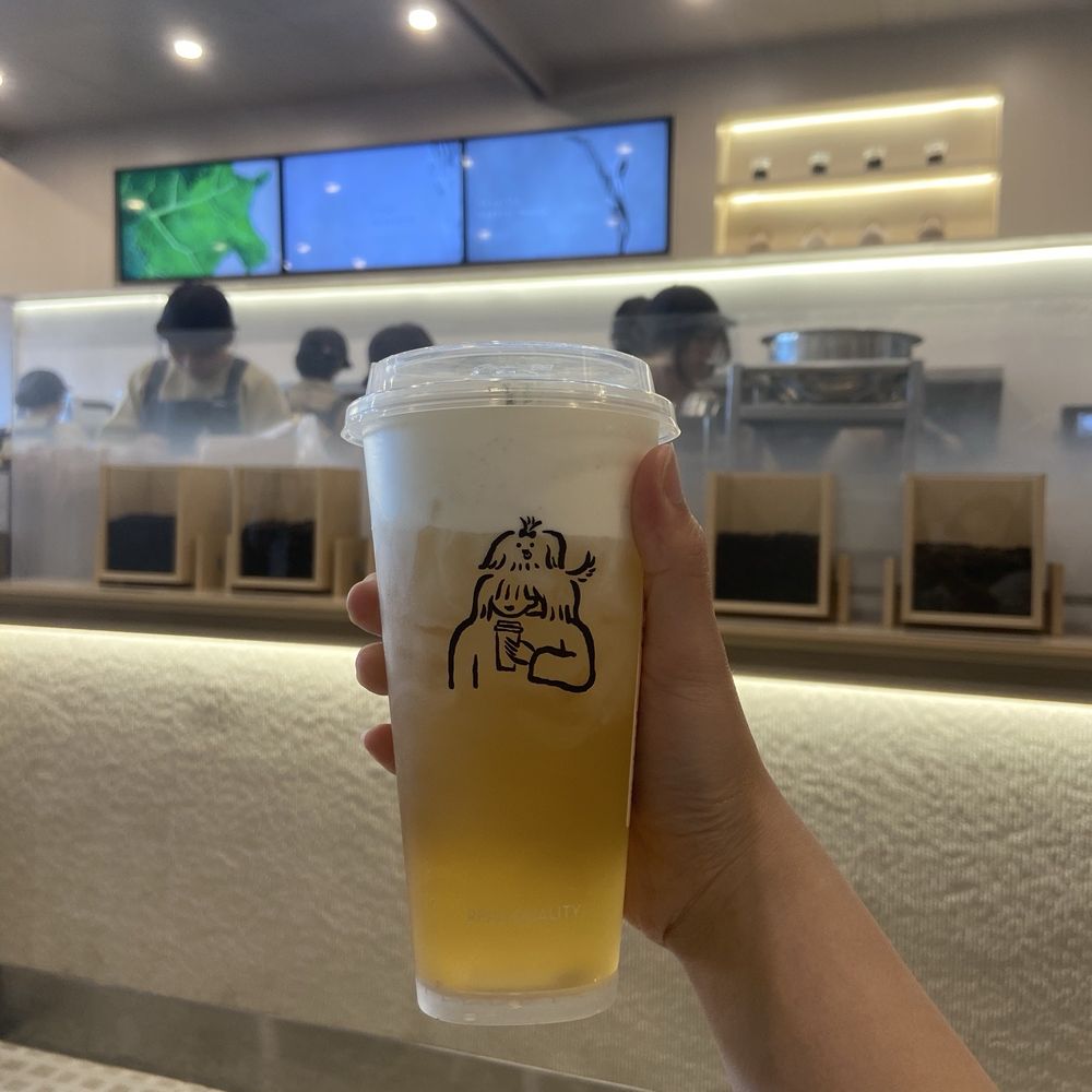 Heytea - jasmine leaf tea with salted cheese foam and matcha powder - Bubble Tea Near Me - Edison, New Jersey Heytea - jasmine leaf tea with salted cheese foam and matcha powder - Bubble Tea Near Me - Edison, New Jersey