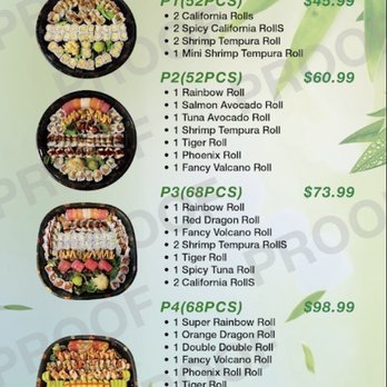 Sushi Time - Party Tray Special Menu (October 2023) - Japanese Near Me - Torrance, California