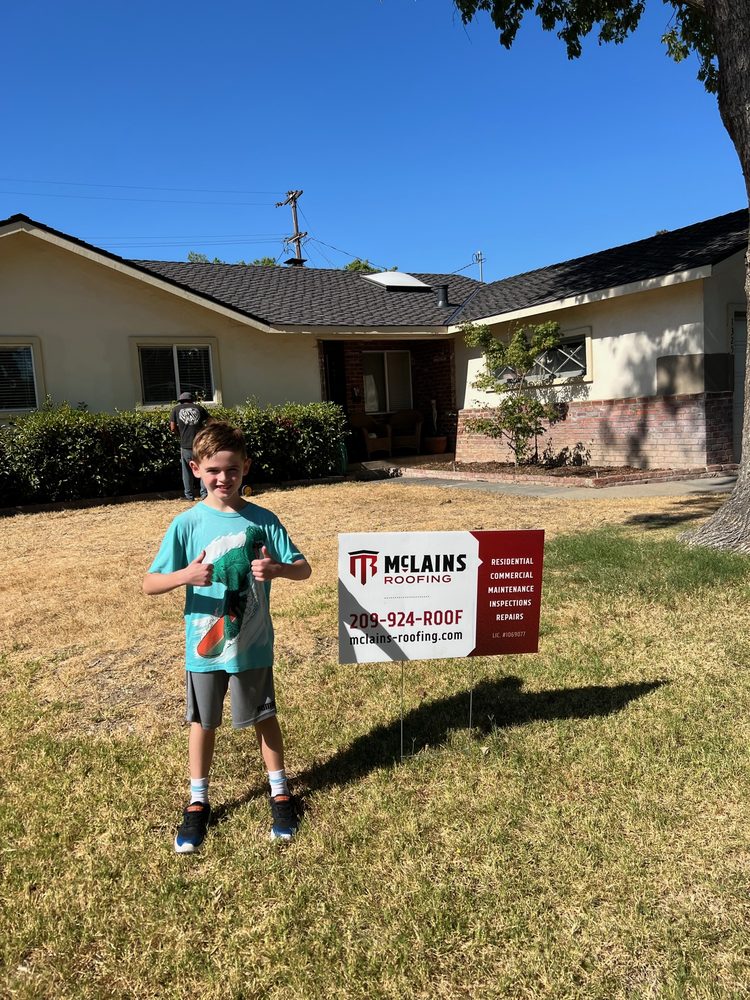 Slide of McLain's Roofing
