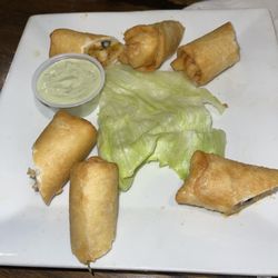No Way Jose - Chicken egg rolls with avocado ranch dipping sauce