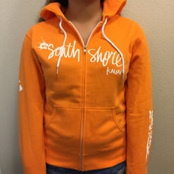 Women's Quiksilver South Shore Kauai zipped hoodies. Available in sizes xsmall to xlarge in nine colors. $46 each.