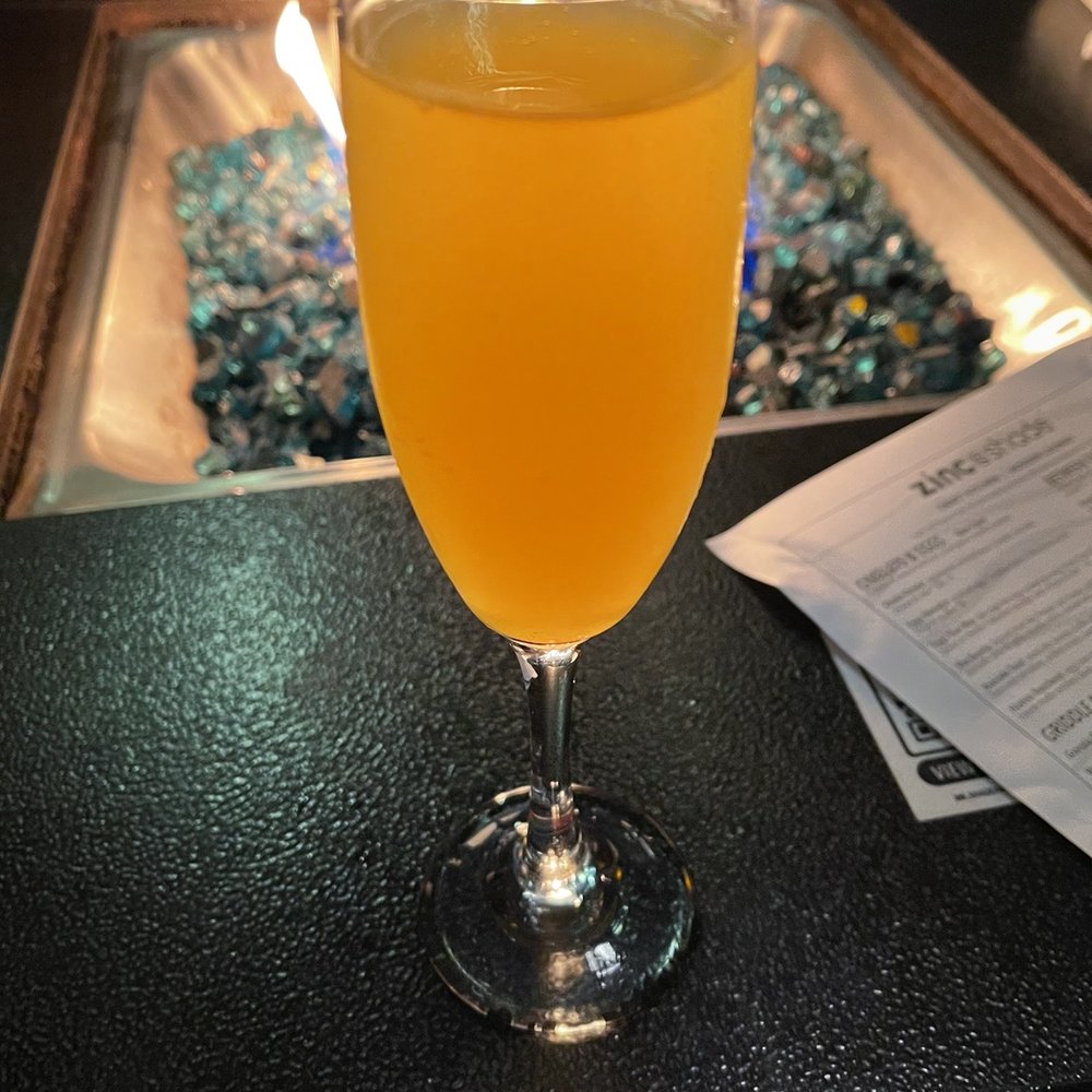 zinc@shade - Peach mimosa - New American Near Me - Manhattan Beach, California zinc@shade - Peach mimosa - New American Near Me - Manhattan Beach, California