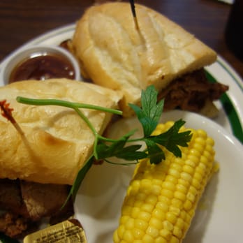 Willow Ranch - Tri-Tip Sandwich with corn subbed for fries. - Barbeque Near Me - Buttonwillow, California Willow Ranch - Tri-Tip Sandwich with corn subbed for fries. - Barbeque Near Me - Buttonwillow, California