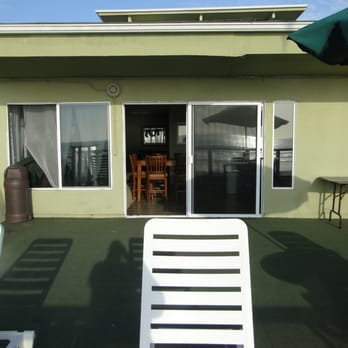 Surfer Beach Hotel - looking in the suite from the patio on the sunset suite - San Diego, CA