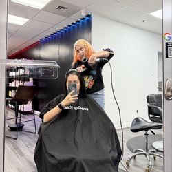 The LABoratory a Ruby Devine Salon - Getting haircut and blow dry