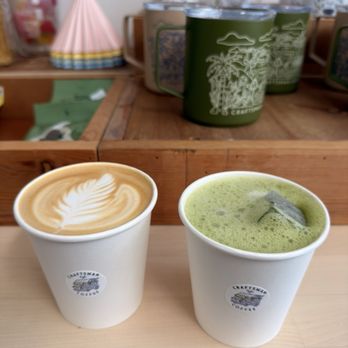 Craftsman Coffee - Latte and Iced Matcha - Coffee & Tea Near Me - Pacifica, California