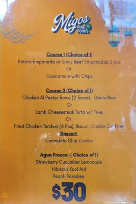 Menu photo 2 Migos Fine Foods Chicago, IL