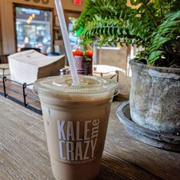 KMC iced latte. KMC iced latte.