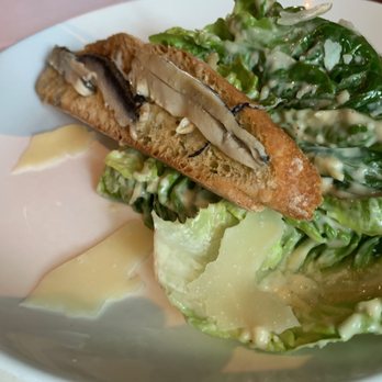Americana House - Caesar Salad with a full anchovey on bread - American Near Me - Lodi, California Americana House - Caesar Salad with a full anchovey on bread - American Near Me - Lodi, California