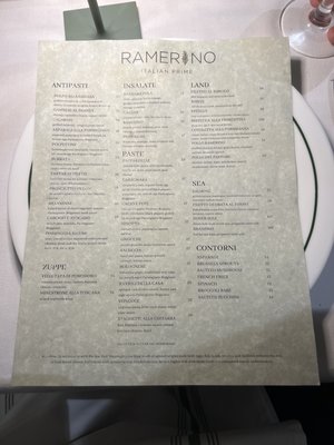 Menu photo 6 Ramerino - Italian Prime Restaurant New York, NY Menu photo 6 Ramerino - Italian Prime Restaurant New York, NY