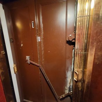 El Rancho Hotel - Inside of elevator door - Hotels Near Me - Gallup, New Mexico