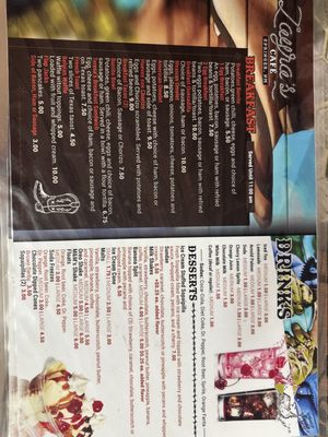Menu photo 1 Zayra's Cafe Springer, NM