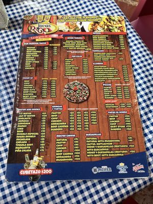 Menu photo 4 Tacos Rigo Cancún, ROO Menu photo 4 Tacos Rigo Cancún, ROO