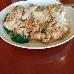 Rice Garden - Coconut chicken ,veggie fried rice 10 stars