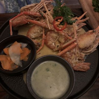HEM Kitchen And Bar - Salted egg prawn - Vietnamese Near Me - Houston, Texas HEM Kitchen And Bar - Salted egg prawn - Vietnamese Near Me - Houston, Texas