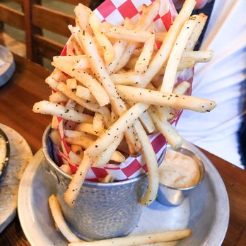 The Eagle Mass Ave - Fries (i ask for low salt on the fries cause sometimes they can be too salty) - American Near Me - Indianapolis, Indiana