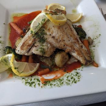 The Moorings Restaurant - Grilled Sea Bass - British Near Me - Fort Augustus, HLD The Moorings Restaurant - Grilled Sea Bass - British Near Me - Fort Augustus, HLD