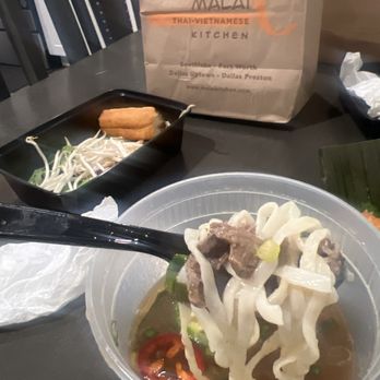 Malai Kitchen - The Beef Vietnamese Noodle Soup - Thai Near Me - Dallas, Texas