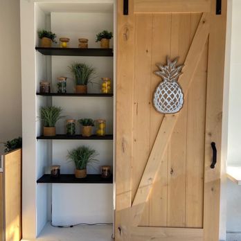 Poke Crew - a wooden door with a pineapple on it - Poke Near Me - Englewood, New Jersey Poke Crew - a wooden door with a pineapple on it - Poke Near Me - Englewood, New Jersey