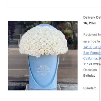 La Fleur Eclose - WHAT I ORDERED AND DIDNT GET. - Florists Near Me - Encino, California