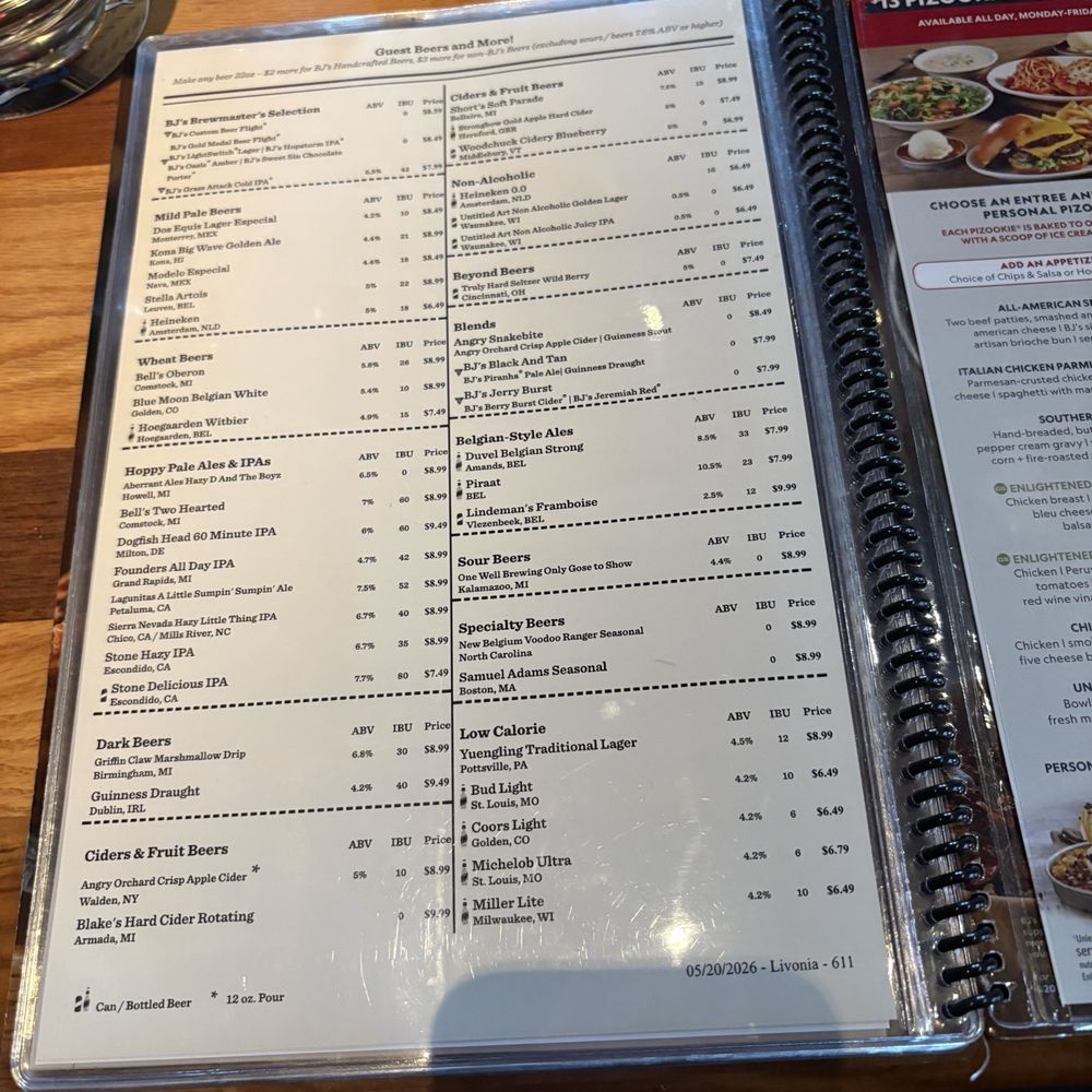 BJ's Restaurant & Brewhouse - New American Near Me - Livonia, Michigan BJ's Restaurant & Brewhouse - New American Near Me - Livonia, Michigan