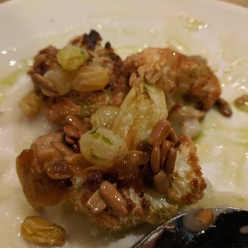 Apolonia - cauliflower was good.  a little above average - Modern European Near Me - Chicago, Illinois