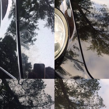 Dent Hero - Before and after. Acorn dent at the edge of an aluminum hood and convex dent on same panel. 300$ to remove both. - Body Shops Near Me - Arlington, Virginia Dent Hero - Before and after. Acorn dent at the edge of an aluminum hood and convex dent on same panel. 300$ to remove both. - Body Shops Near Me - Arlington, Virginia