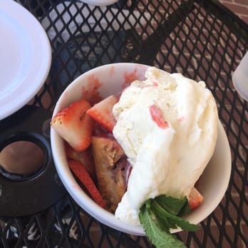 The Brunch Apothecary - Strawberry Bread Pudding with sliced strawberries Topped with Vanilla Ice Cream & White Chocolate with Fresh Made whip cream... Delicious - Breakfast & Brunch Near Me - Dacula, Georgia The Brunch Apothecary - Strawberry Bread Pudding with sliced strawberries Topped with Vanilla Ice Cream & White Chocolate with Fresh Made whip cream... Delicious - Breakfast & Brunch Near Me - Dacula, Georgia