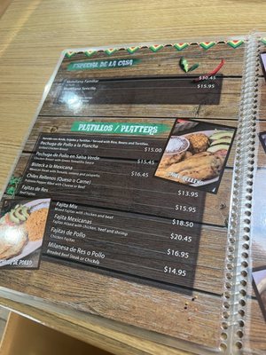 Menu photo 1 Taqueria Morelia Homestead, FL