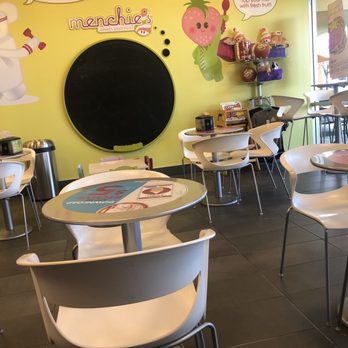 Menchie's Frozen Yogurt - Seating area, view of Chalkboard for the kids. - Ice Cream & Frozen Yogurt Near Me - Pinole, California Menchie's Frozen Yogurt - Seating area, view of Chalkboard for the kids. - Ice Cream & Frozen Yogurt Near Me - Pinole, California