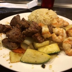 Kim Hibachi Sushi Bar And Grill - Filet and Shrimp Hibachi Lunch Special.