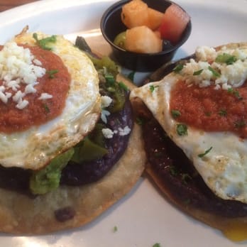 Sergios - Huevos rancheros with eggs over easy - Cuban Near Me - Miami, Florida Sergios - Huevos rancheros with eggs over easy - Cuban Near Me - Miami, Florida