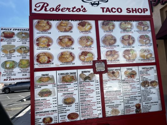 Menu photo 2 Roberto's Taco Shop Las Vegas, NV